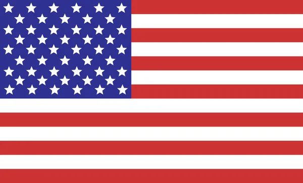 Bandeira americana —  Vetores de Stock