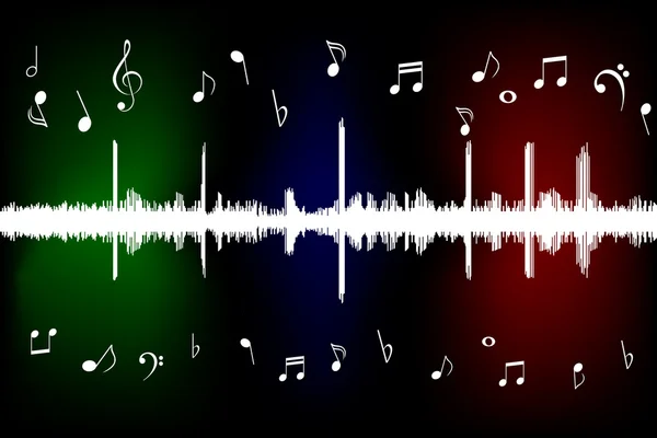 Sound wave — Stock Vector