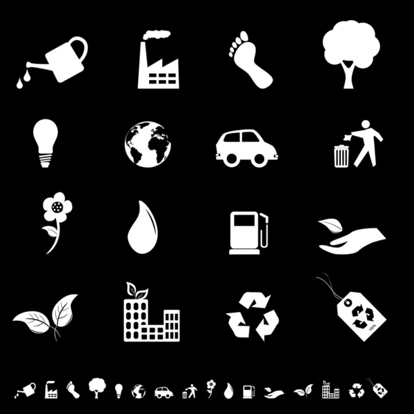 Środowisko naturalne i ekologiczne symboli — Wektor stockowy