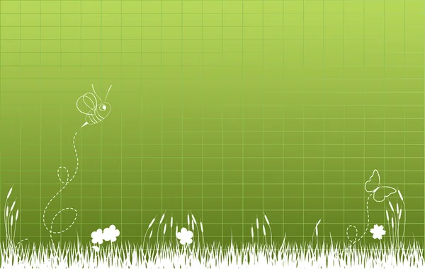Товсті високій траві — стоковий вектор