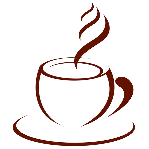 Café caliente — Vector de stock