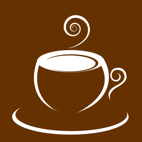 Caffè caldo — Vettoriale Stock