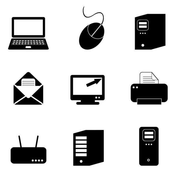 Computer and technology icons — Stock Vector