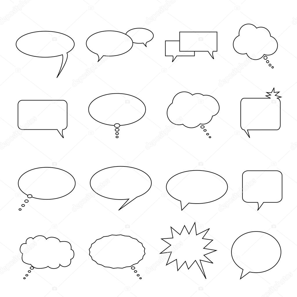 Freehand Drawn Speech Bubble Cartoon Buzz Symbol Stock Illustration -  Download Image Now - Art, Art Product, Balloon - iStock