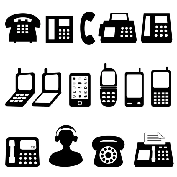 Simboli telefonici — Foto Stock