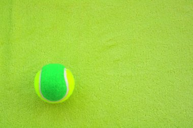 Green tennis ball clipart