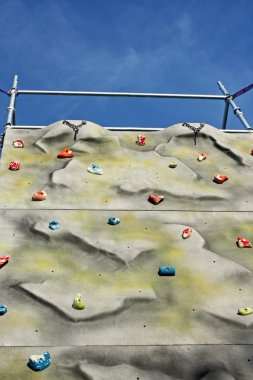 Climbing wall clipart