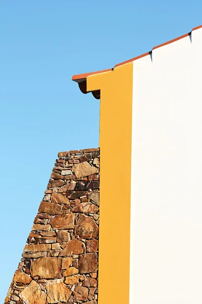 Payandanın taş duvar — Stok fotoğraf