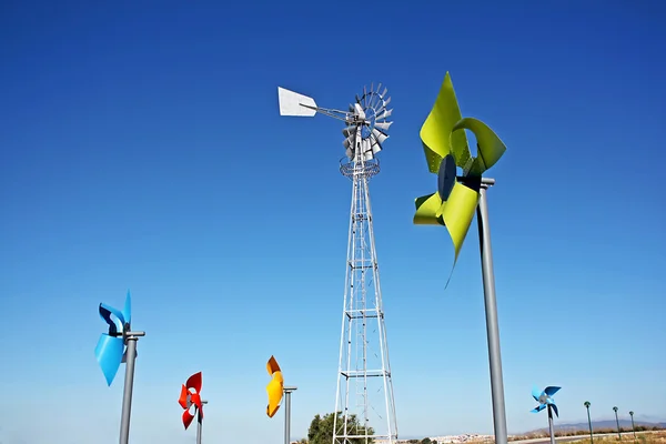 Colouful windmills — Stock Photo, Image