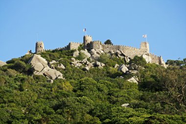 Moorish castle-Sintra clipart