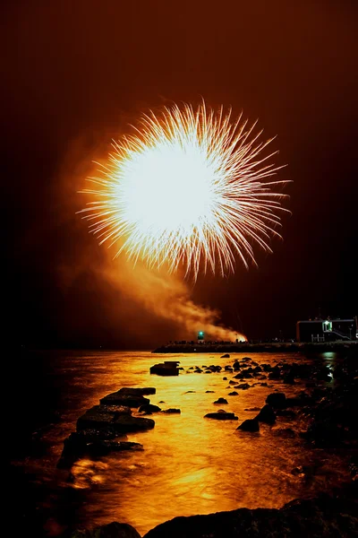 stock image Orange firework