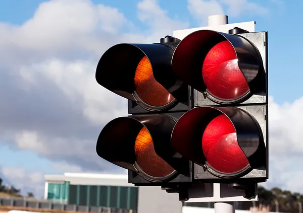 Traffic lights of racing — Stock Photo, Image