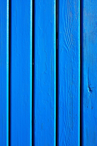 Tábuas azuis de madeira — Fotografia de Stock