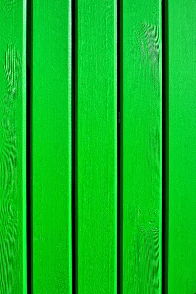 Grønne treplanker – stockfoto