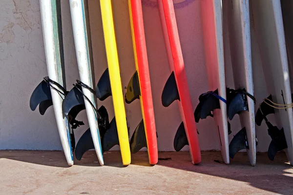 Kielen van surfplank Stockafbeelding