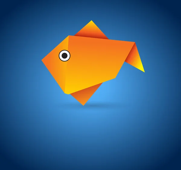 Ryb origami — Wektor stockowy