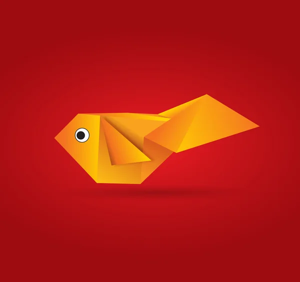 折纸鱼 — 图库矢量图片