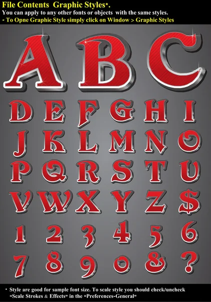 Установить 3D алфавит — стоковый вектор