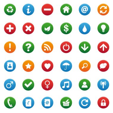 Miscellaneous icons clipart