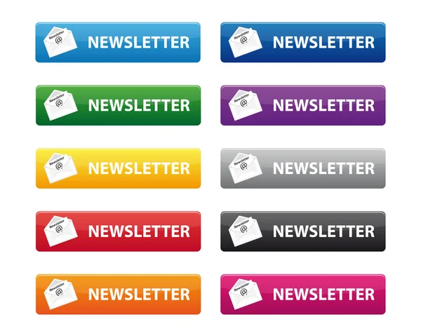 Boutons Newsletter — Image vectorielle