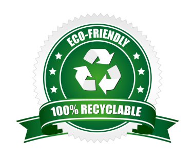 Recyclable sign clipart