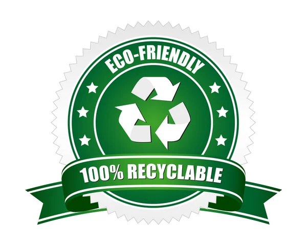 Ανακυκλώσιμα σημάδι — Διανυσματικό Αρχείο