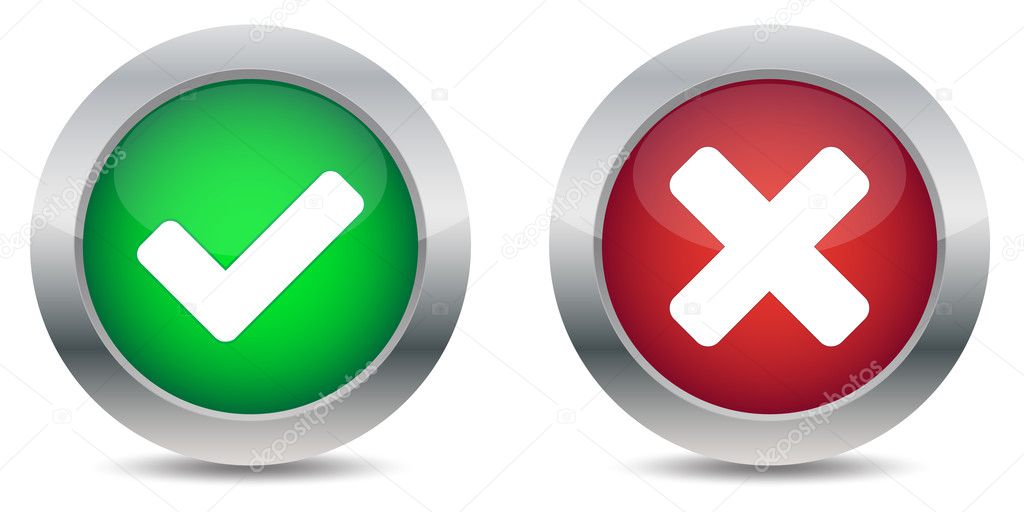 Approved and rejected button