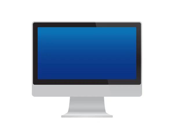 stock vector Computer monitor