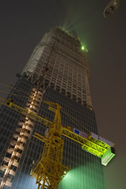 Contruction of Highest Building Beijing, China clipart