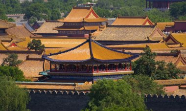 Forbidden City, Emperor's Palace, Beijing, China clipart