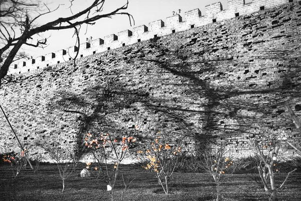 城市墙公园与阴影中国北京 — 图库照片