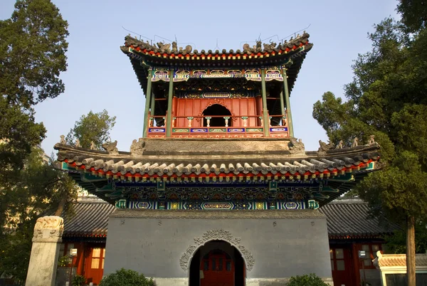 Китайская минаретная башня Cow Street Niu Jie Мечеть Пекин Китай — стоковое фото