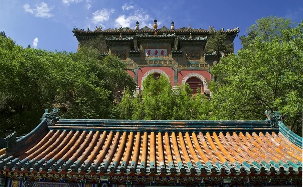 Puerta Longevity Hill Palacio de Verano Beijing China —  Fotos de Stock