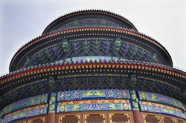 Zdobené chrám nebes beijing Čína — Stock fotografie