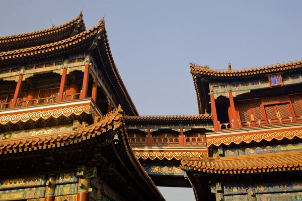 Yonghe gong buddhistiska tempel Peking — Stockfoto