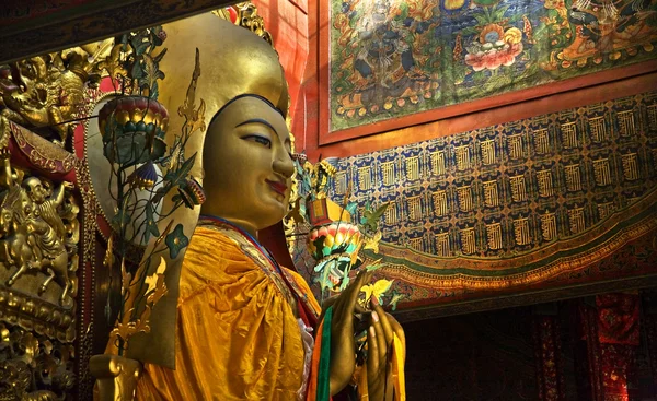 Chine Zhong Ke Ba Détails Temple bouddhiste Yonghe Gong Beijing — Photo