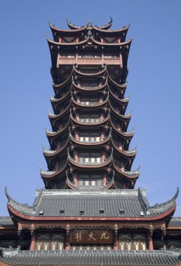 jiutian Kulesi pagoda chengdu sichuan, Çin