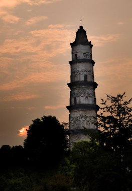 pagoda de gran misericordia, shaoxing, china