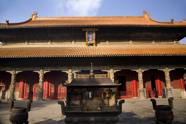 Temple Confucius bâtiment principal Qufu Chine — Photo