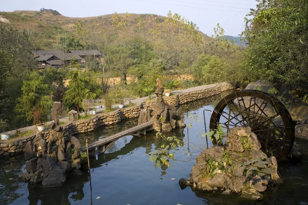 Αγροτικό χωριό guizhou Κίνα — Φωτογραφία Αρχείου