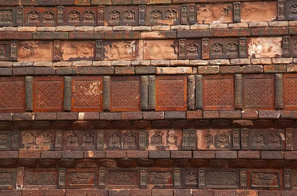 Gamla tegelstenar Detaljer järn buddhistisk pagod kaifeng Kina — Stockfoto