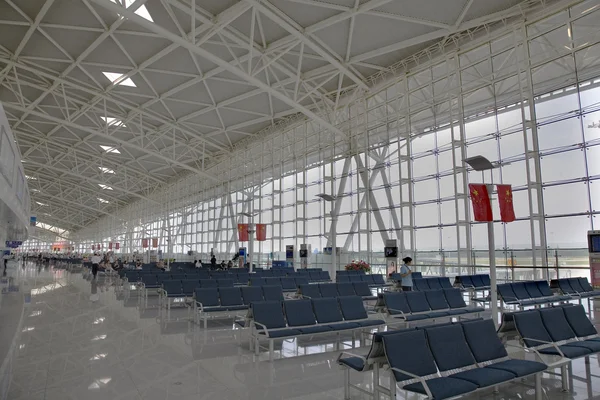 Prowincji shandong Jinan regionalnego portu lotniczego w Chinach — Zdjęcie stockowe
