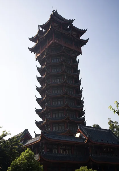 Jiutian Πύργος παγόδα chengdu sichuan Κίνα — Φωτογραφία Αρχείου