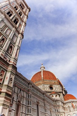 Duomo Katedrali Basilica Giotto'nun Çan kulesi Floransa İtalya