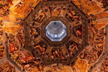 Duomo Katedrali bazilika Mesih Kral kubbe Floransa İtalya