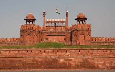 Lahore Front Gate Red Fort Delhi, India clipart