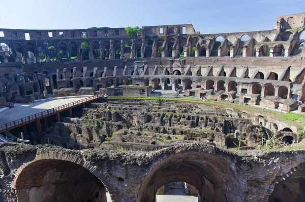 Ancien Colisée Intérieur Rome Italie — Photo