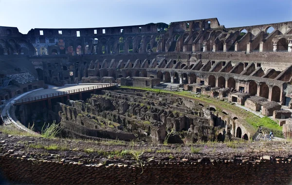 Ancien Colisée Intérieur Rome Italie — Photo