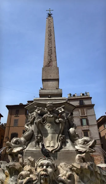 Fontaine Della Porta devant le Panthéon Rome Italie — Photo