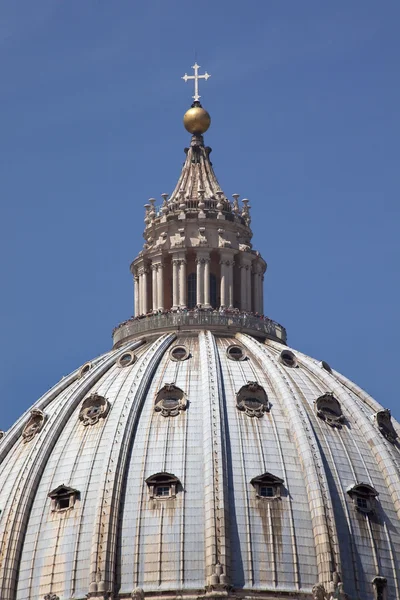 Domul lui Michelangelo Bazilica Sfântul Petru Vatican Roma Italia — Fotografie, imagine de stoc